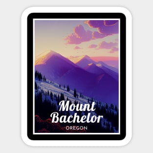 Mount Bachelor Oregon United States ski Sticker